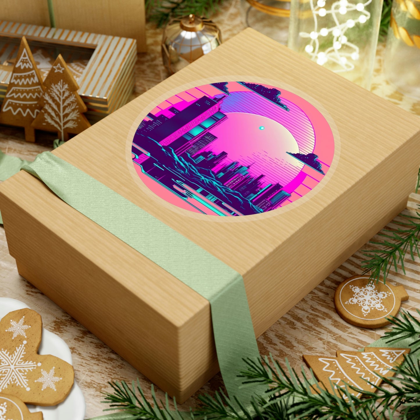 Vapor Wave Cityscape
