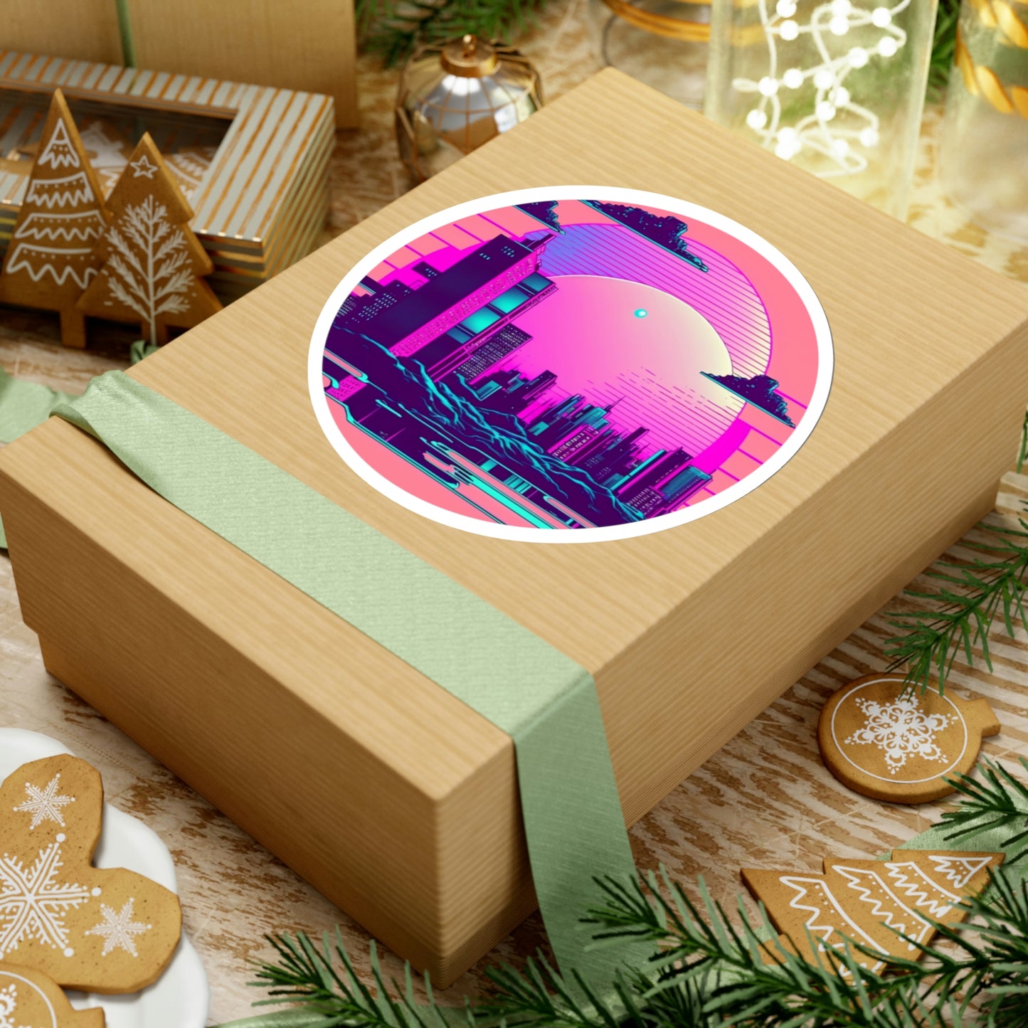 Vapor Wave Cityscape